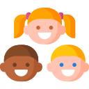 logo gruppo di bambini